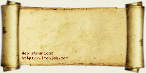 Tina Tasković vizit kartica